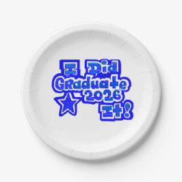 Prato De Papel Eu fiz!, Graduado 2026