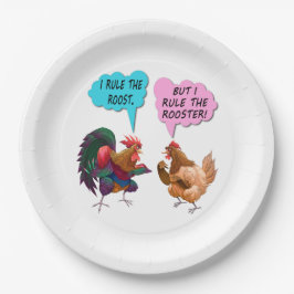 Prato De Papel Eu governo as placas de papel