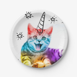 Prato De Papel Eu sou tão meowgical!