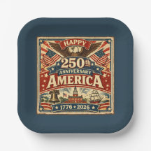 EUA América 250º Aniversário Vintage Patriótico