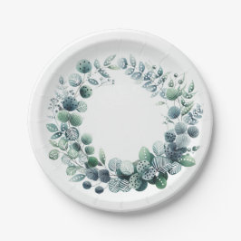 Prato De Papel Eucalyptus deixa casamento botânico