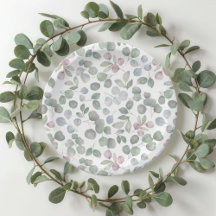 Eucalyptus - placa de papel verde