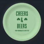 Prato De Papel Evento de Festas de Animação e Cervejas<br><div class="desc">Saúde e presentes de Dia de São Patrício de cervejas</div>