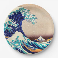 Excelente Wave Off Kanagawa Japonês Vintage Fine A