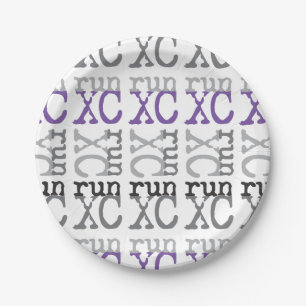 Prato De Papel Execução Entre Países - Roxo - Execução XC