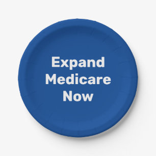 Prato De Papel Expandir o Medicare Agora