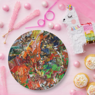 Prato De Papel Expressive Paint Stroke from Artist Palette