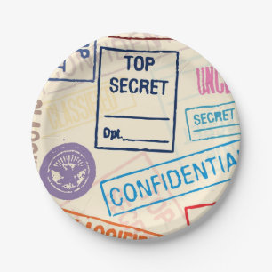 Prato De Papel Extremamente secreto - mantenha para fora