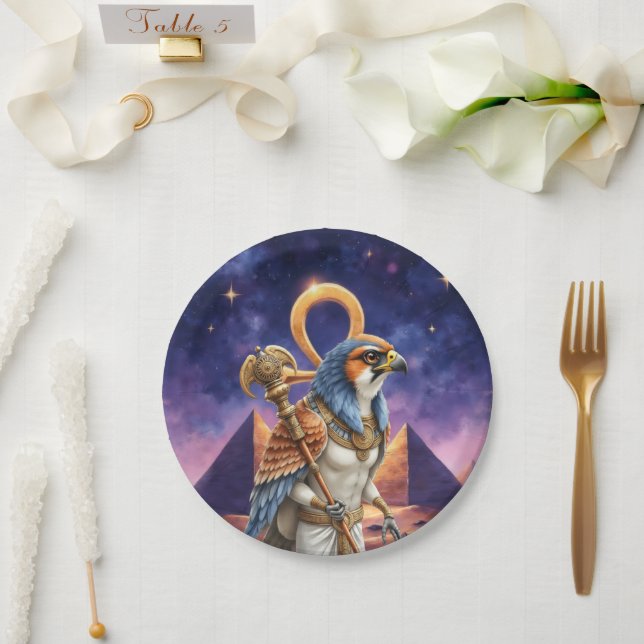 Prato De Papel Eye of the Sun – The Eternal Falcon of the Desert  (Casamento)