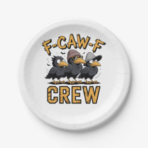 Prato De Papel F-Caw-F Equipamento De Cascos Engraçado