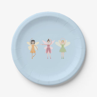 Prato De Papel Fairy Birthday Plate
