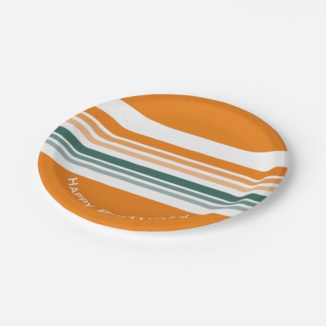 Prato De Papel Faixa Decorativa (Inclinado)