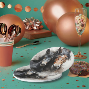 Prato De Papel Fala com a mãe