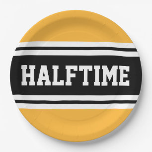 Prato De Papel FALFTIME Bold Yellow Black Racing