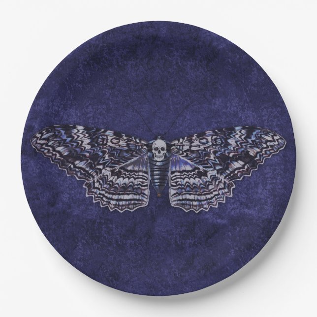 Prato De Papel Falln Deathshead Moth (Frente)