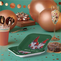 Família anã Wonderland.Plate personalizado