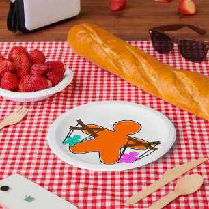 Prato De Papel Fantoche de pão-de-açúcar