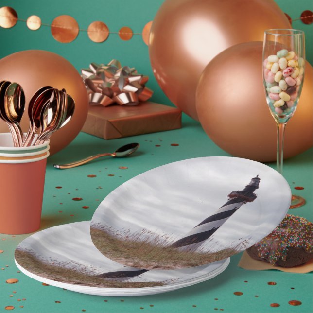 Prato De Papel Farol de Cape Hatteras (Múltiplo)