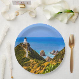 Prato De Papel Farol Nugget Point, Nova Zelândia