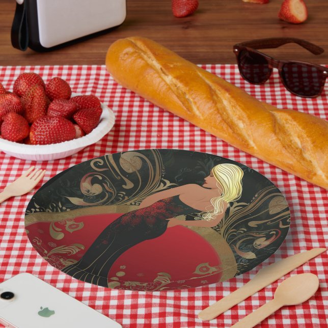 PRATO DE PAPEL FASHION-ESQUE #4 (Piquenique)