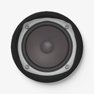 Prato De Papel Faux Loudspeaker