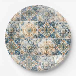 Prato De Papel Febre de Azulejo do Mediterrâneo: italiano Positan