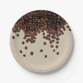 Prato De Papel Feijões de café