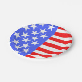 Prato De Papel Feliz aniversário América