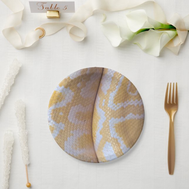 Prato De Papel Feliz aniversário do Cobra (Casamento)