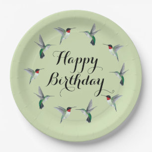 Prato De Papel Feliz Aniversário do Gato de Ruby