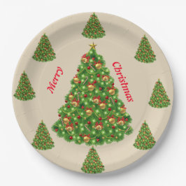 Prato De Papel Feliz ano novo