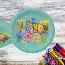 Feliz ano novo festivo