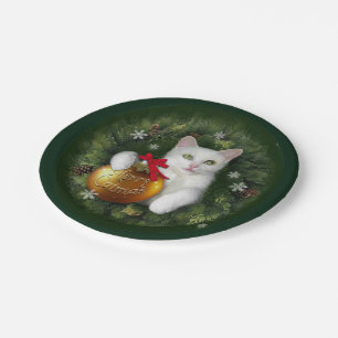 Prato De Papel Feliz Catmas