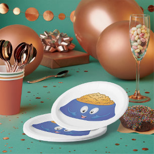 Prato De Papel Feliz Comida de Cachorro