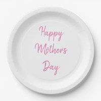 Feliz Dia de as mães de 2024, Pink Simple Classy