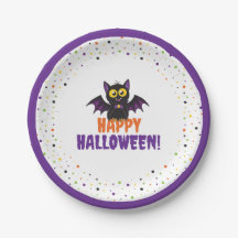 Feliz Halloween Morcego de Vampiro Fofo Pontos Est