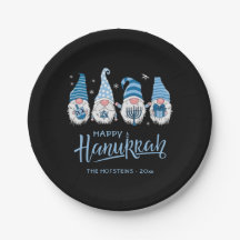 Feliz Hanukkah Gnome Família Engraçada Menorah Dre