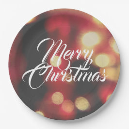 Prato De Papel Feliz Natal