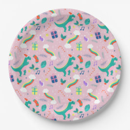 Prato De Papel Feliz Natal