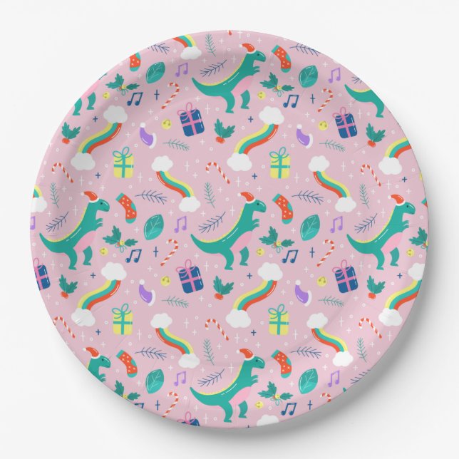 Prato De Papel Feliz Natal (Frente)