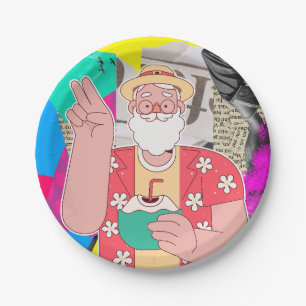 Prato De Papel Feliz Natal 2024