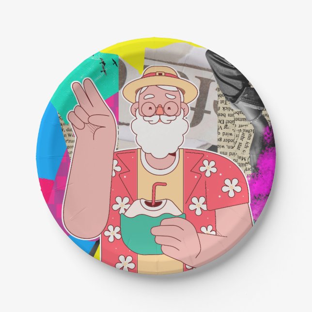 Prato De Papel Feliz Natal 2024 (Frente)