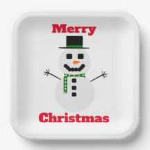 Feliz Natal Branco Plate