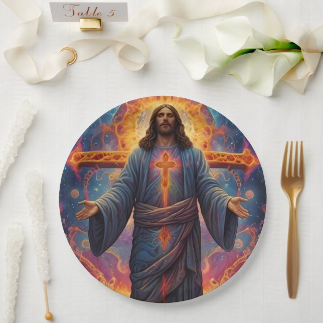 Prato De Papel Feliz Natal Festivo (Casamento)