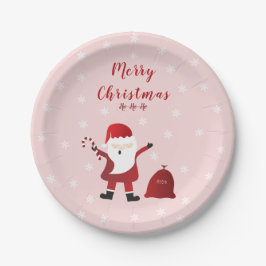 Prato De Papel Feliz Natal Ho Ho Papai Noel
