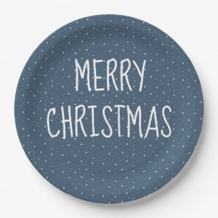 Prato De Papel Feliz Natal Nas Estrelas