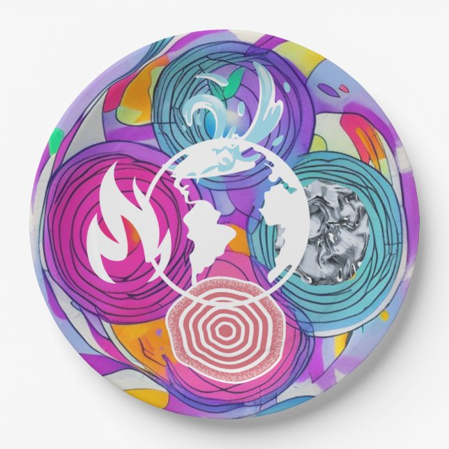 Prato De Papel Feng Shui (Frente)