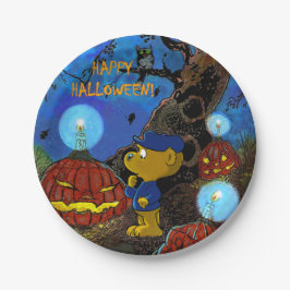 Prato De Papel Ferald e o Rotten Pumpkins | Festa de Halloween