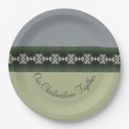 Prato De Papel Feriado de na moda