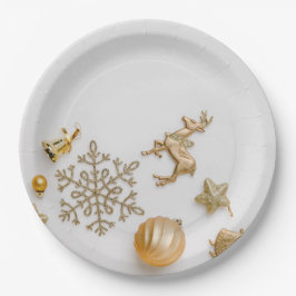 Prato De Papel Feriados em Placa de Papel 9"